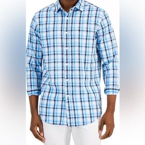 Club Room Plaid Button Down Shirt